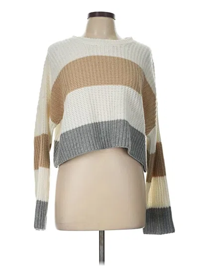 Pre-owned Moon & Madison Pullover Sweater In Tan