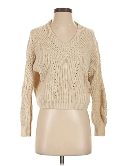 Pre-owned Moon & Madison Pullover Sweater In Tan