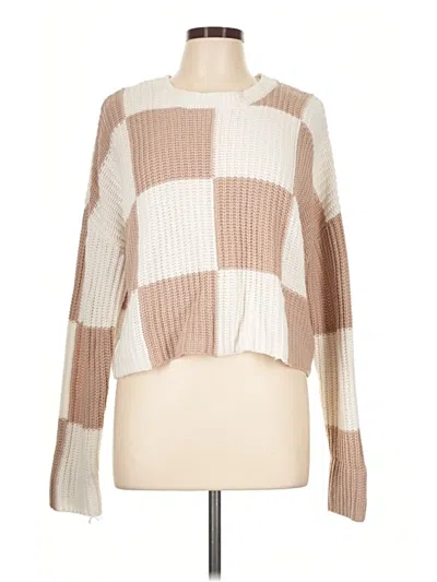 Pre-owned Moon & Madison Pullover Sweater In Tan