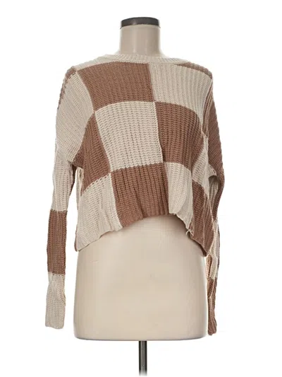 Pre-owned Moon & Madison Pullover Sweater In Tan