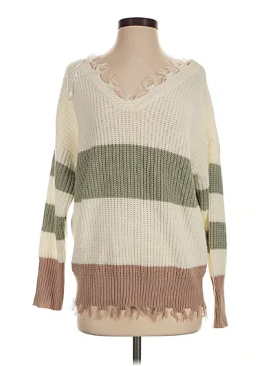 Pre-owned Moon & Madison Pullover Sweater In Tan