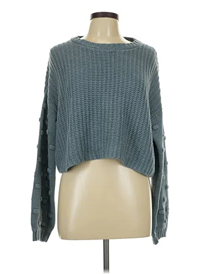 Pre-owned Moon & Madison Pullover Sweater In Teal