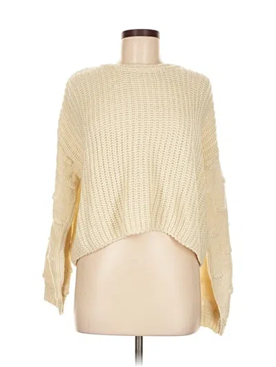 Pre-owned Moon & Madison Pullover Sweater In Yellow