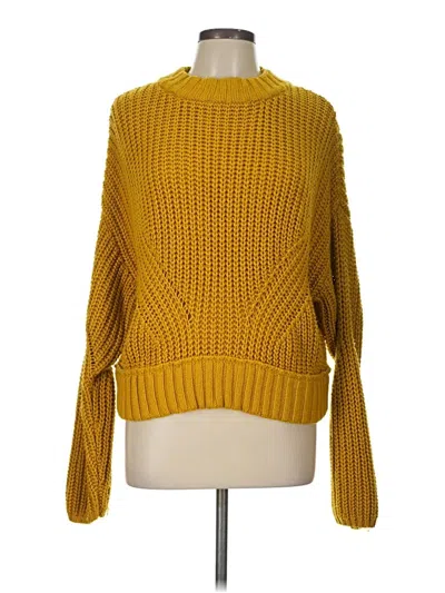 Pre-owned Moon & Madison Pullover Sweater In Yellow