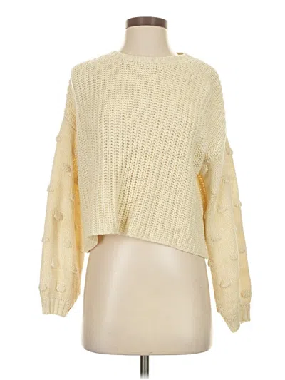 Pre-owned Moon & Madison Pullover Sweater In Yellow
