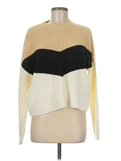 Pre-owned Moon & Madison Pullover Sweater In Yellow
