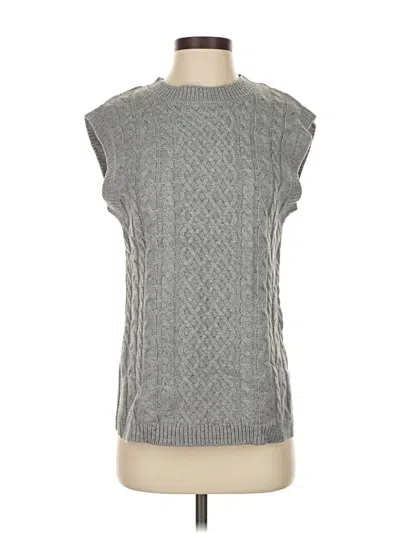 Pre-owned Moon & Madison Sweater Vest In Gray