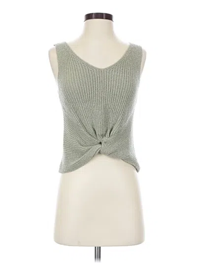 Pre-owned Moon & Madison Sweater Vest In Green