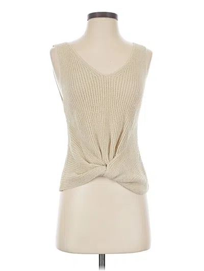 Pre-owned Moon & Madison Sweater Vest In Ivory