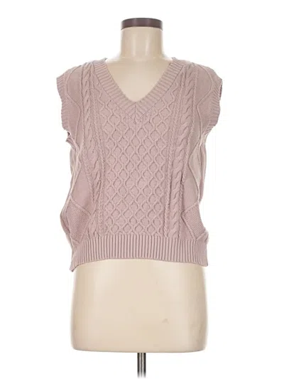 Pre-owned Moon & Madison Sweater Vest In Pink