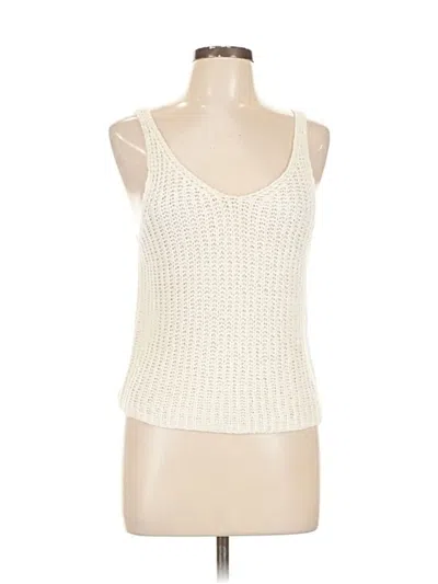 Pre-owned Moon & Madison Sweater Vest In White