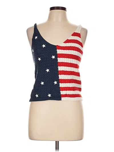 Pre-owned Moon & Madison Tank Top Gold Strapless Neckline Tops