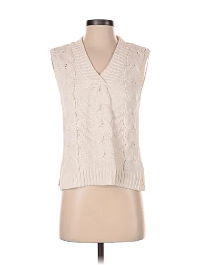 Pre-owned Moon & Madison Vest In White