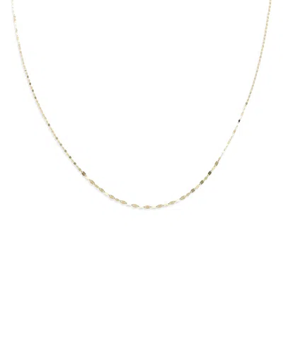 Moon & Meadow 14k Gold Graduated Mirror Chain Necklace, 18