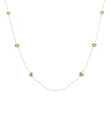 Moon & Meadow 14k Gold Heart Stations Necklace, 18 In Gold