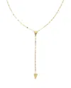 Moon & Meadow 14k Gold Triangles Drop Necklace, 18 In Gold