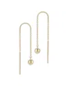 Moon & Meadow 14k Yellow Gold Ball Threader Earrings In Gold
