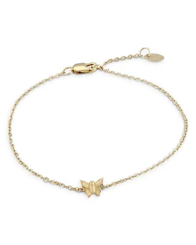 Moon & Meadow 14k Yellow Gold Butterfly Chain Bracelet
