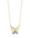 Moon & Meadow 14k Yellow Gold Butterfly Necklace, 16 + 1 Extender In Gold