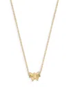 Moon & Meadow 14k Yellow Gold Butterfly Pendant Necklace, 18 In Gold