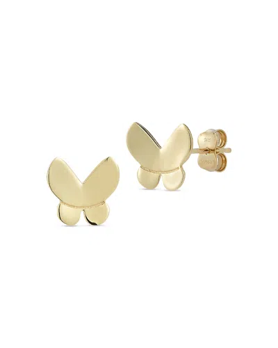 Moon & Meadow 14k Yellow Gold Butterfly Stud Earrings