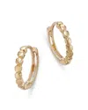 Moon & Meadow 14k Yellow Gold Circle Huggie Hoop Earrings In Gold