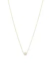 Moon & Meadow 14k Yellow Gold Cultured Freshwater Pearl Solitaire Necklace, 18 In Gold