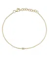 Moon & Meadow 14k Yellow Gold Diamond Baguette Chain Bracelet - Exclusive In Gold