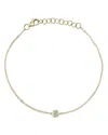 Moon & Meadow 14k Yellow Gold Diamond Bezel Chain Bracelet - Exclusive In Gold