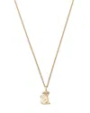 Moon & Meadow 14k Yellow Gold Diamond Monkey Pendant Necklace, 16-18 In Gold