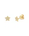 Moon & Meadow 14k Yellow Gold Diamond Star Stud Earrings - Exclusive In Gold