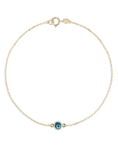 Moon & Meadow 14k Yellow Gold Evil Eye Bracelet