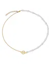 Moon & Meadow 14k Yellow Gold Freshwater Pearl Toggle Necklace, 16 In Gold