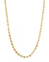 Moon & Meadow 14k Yellow Gold Heart Collar Necklace, 16.25 In Gold