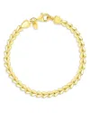 Moon & Meadow 14k Yellow Gold Heart Link Chain Bracelet In Gold