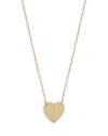 Moon & Meadow 14k Yellow Gold Heart Pendant Necklace, 16-18 In Gold