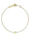 Moon & Meadow 14k Yellow Gold Initial Chain Bracelet In N