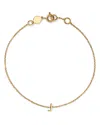 Moon & Meadow 14k Yellow Gold Initial Chain Bracelet In J