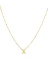 Moon & Meadow 14k Yellow Gold Initial Pendant Necklace In A