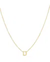 Moon & Meadow 14k Yellow Gold Initial Pendant Necklace In D