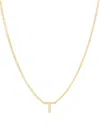Moon & Meadow 14k Yellow Gold Initial Pendant Necklace In T