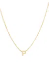 Moon & Meadow 14k Yellow Gold Initial Pendant Necklace