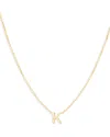 Moon & Meadow 14k Yellow Gold Initial Pendant Necklace