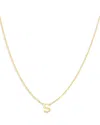 Moon & Meadow 14k Yellow Gold Initial Pendant Necklace In S