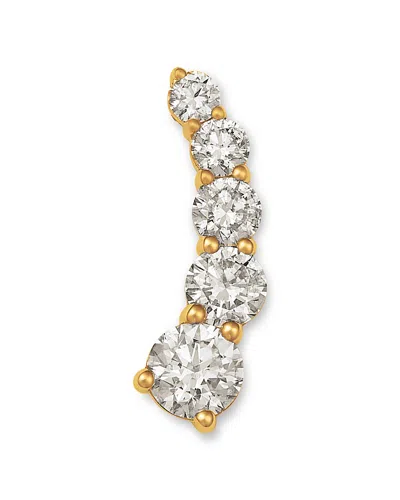 Moon & Meadow 14k Yellow Gold Lab Grown Diamond Graduated Climber Earrings
