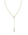 Moon & Meadow 14k Yellow Gold Lab Grown Diamond Lariat Necklace, 18 In Gold