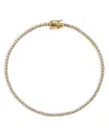 Moon & Meadow 14k Yellow Gold Lab Grown Diamond Tennis Bracelet In Gold