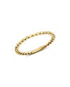 Moon & Meadow Beaded Ring In 14k Yellow Gold - Exclusive In Gold