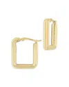Moon & Meadow 14k Yellow Gold Square Small Hoop Earrings In Gold