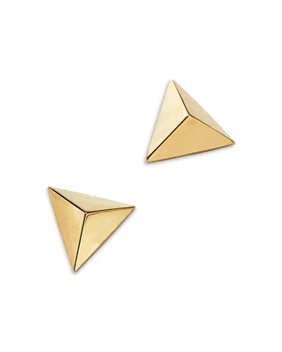 Moon & Meadow 14k Yellow Gold Triangle Stud Earrings